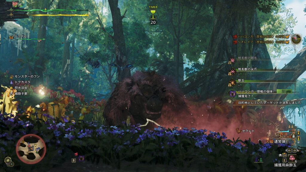 ババコンガ捕獲