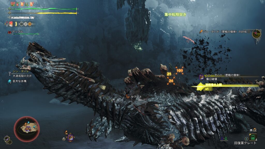 ☆9ジン・ダハドは操虫棍で