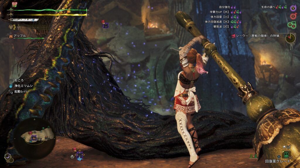 シーウーには笛で行きます